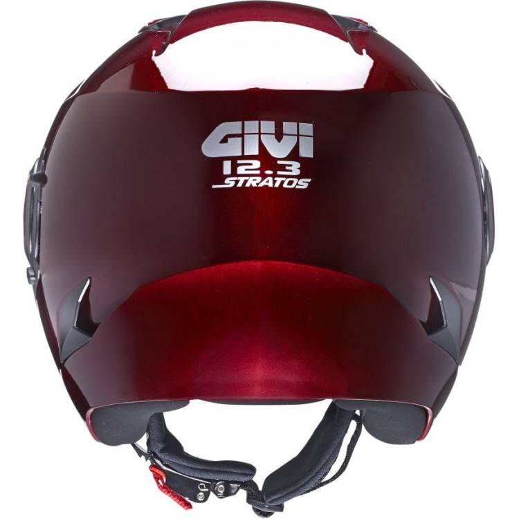 CASCO JET 12.3 STRATOS BORDEAUX  | GIVI