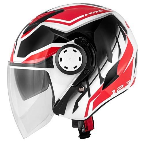 CASCO JET 12.3 STRATOS SHADE NERO BIANCO ROSSO | GIVI