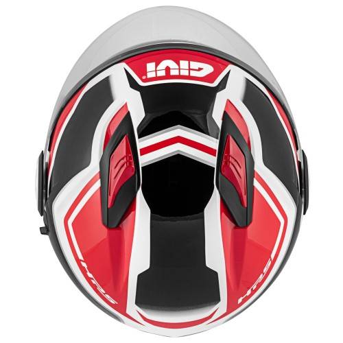 CASCO JET 12.3 STRATOS SHADE NERO BIANCO ROSSO | GIVI