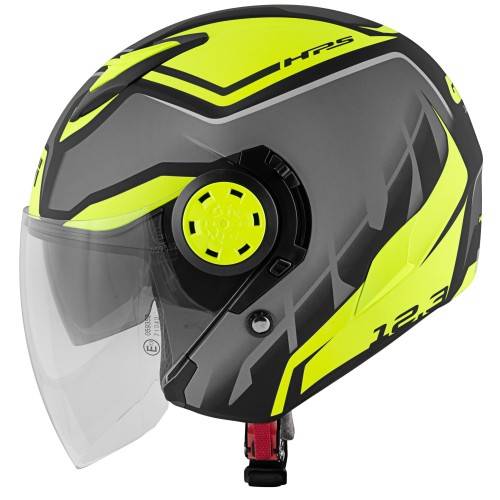 CASCO JET 12.3 STRATOS SHADE TITANIO GIALLO | GIVI
