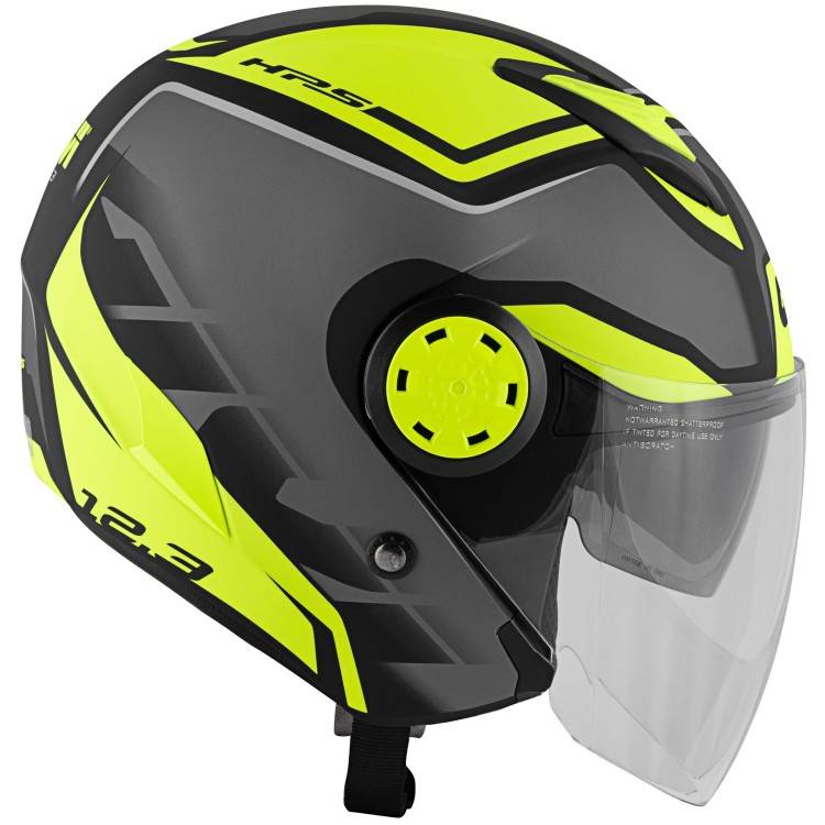 CASCO JET 12.3 STRATOS SHADE TITANIO GIALLO | GIVI
