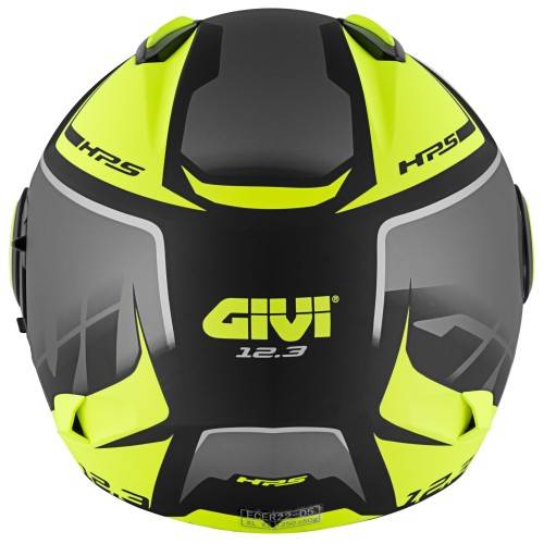 CASCO JET 12.3 STRATOS SHADE TITANIO GIALLO | GIVI