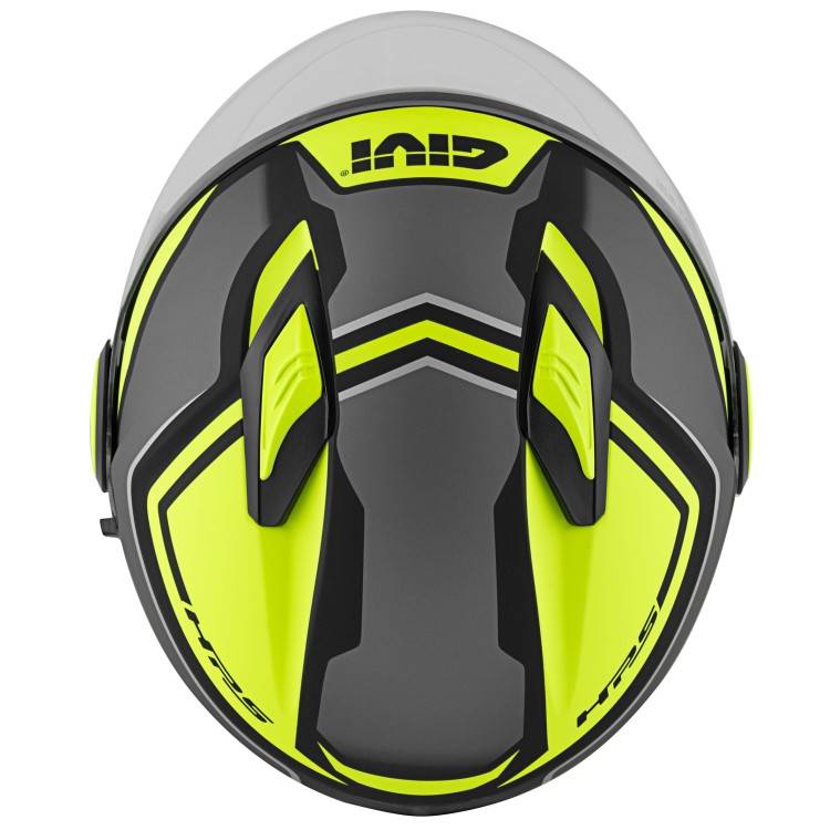 CASCO JET 12.3 STRATOS SHADE TITANIO GIALLO | GIVI