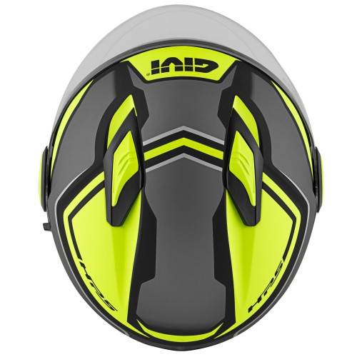 CASCO JET 12.3 STRATOS SHADE TITANIO GIALLO | GIVI