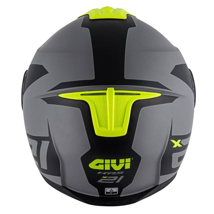 CASCO MODULARE X.21 CHALLENGER SPIRIT GRIGIO NERO GIALLO | GIVI