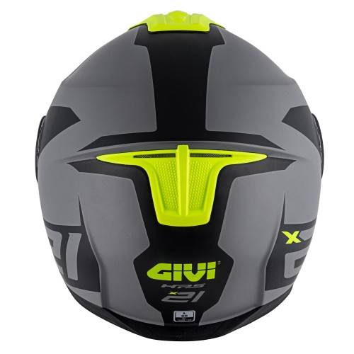 CASCO MODULARE X.21 CHALLENGER SPIRIT GRIGIO NERO GIALLO | GIVI