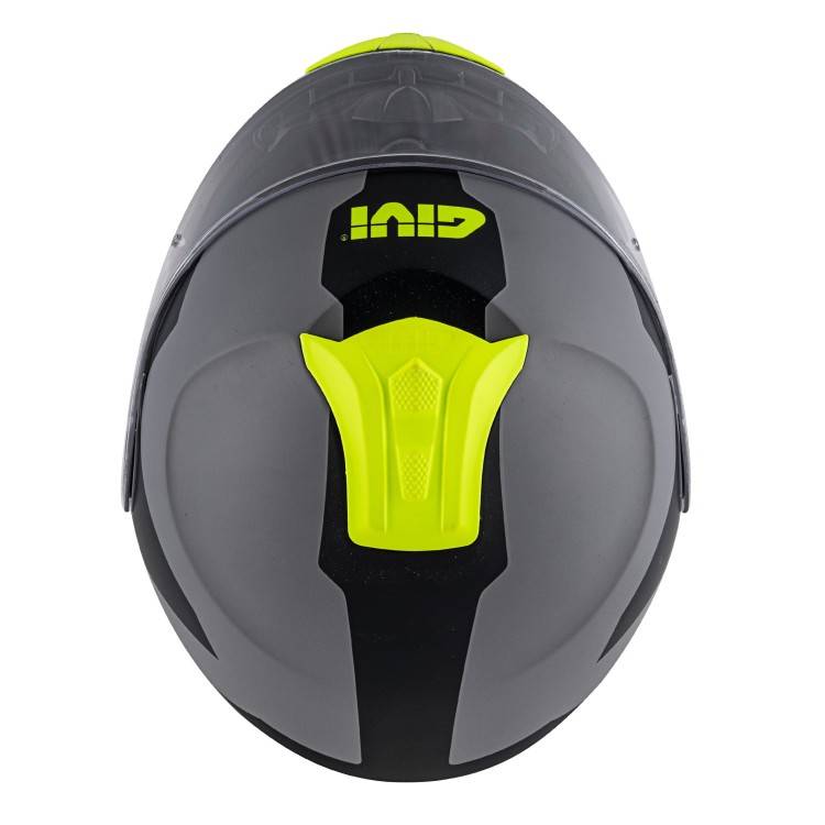 CASCO MODULARE X.21 CHALLENGER SPIRIT GRIGIO NERO GIALLO | GIVI