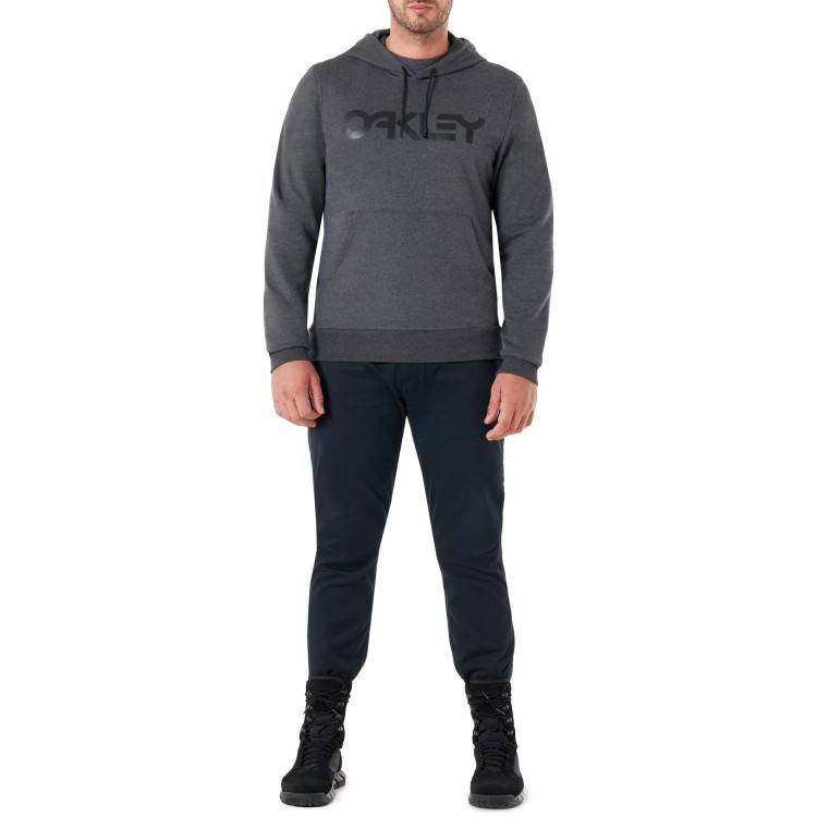 Oakley B1B Po Hoodie - Blackout Light Heather - 472398-02F | Oakley