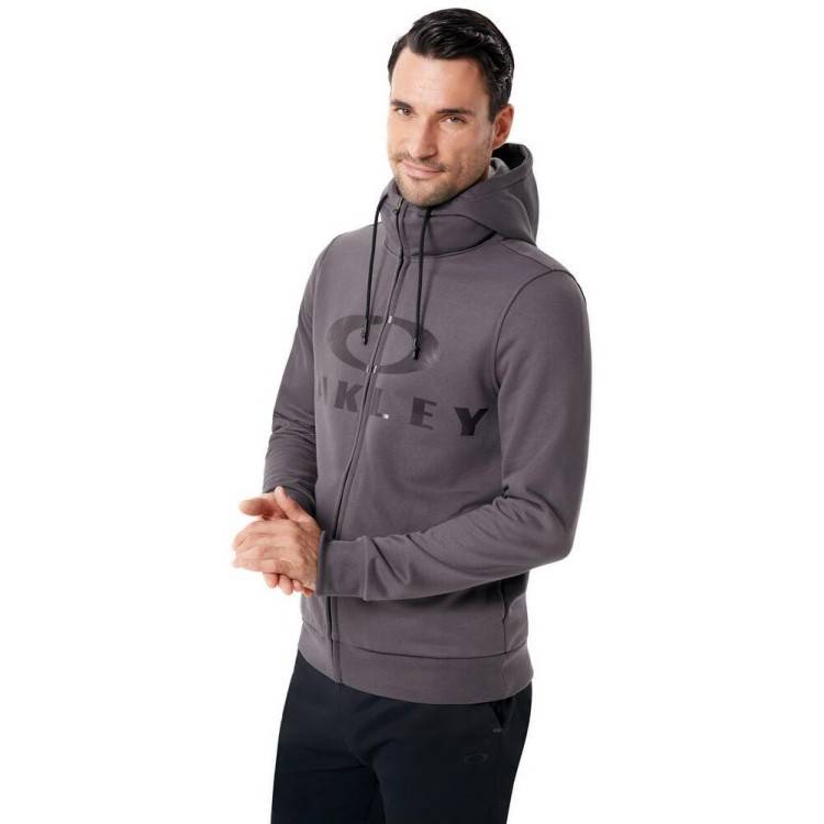 Oakley Bark FZ Hoodie - Forged Iron - 461643-24J | Oakley