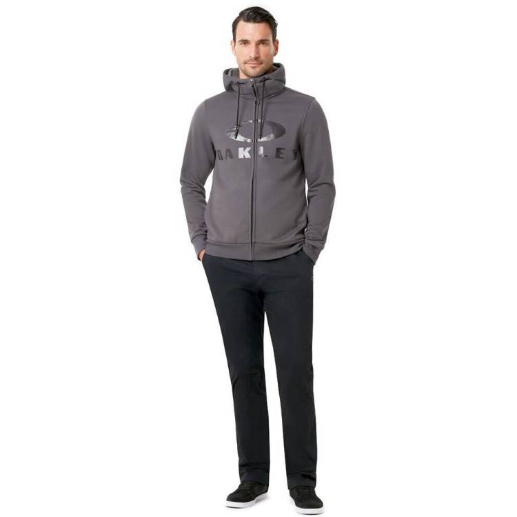 Oakley Bark FZ Hoodie - Forged Iron - 461643-24J | Oakley