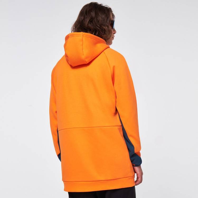 OAKLEY TNP DWR FLEECE HOODY  BOLD ORANGE MAN SWEATSHIRT SNOW FOA400948-7BR | OAKLEY