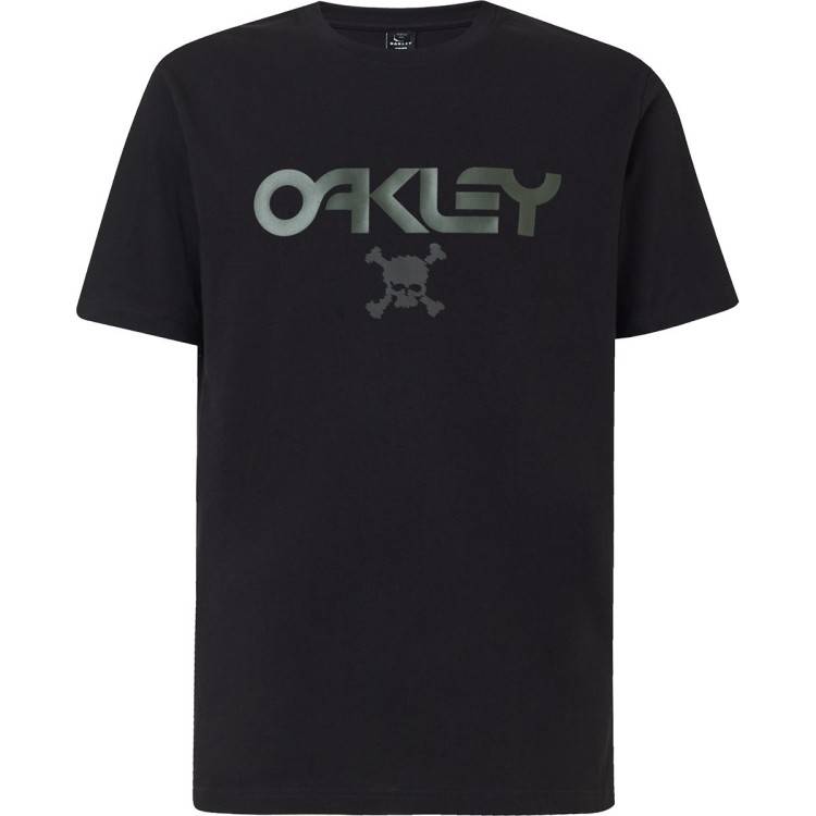OAKLEY TC SKULL SS TEE  BLACKOUT MAN TSHIRT SNOW  FOA400911-02E | OAKLEY