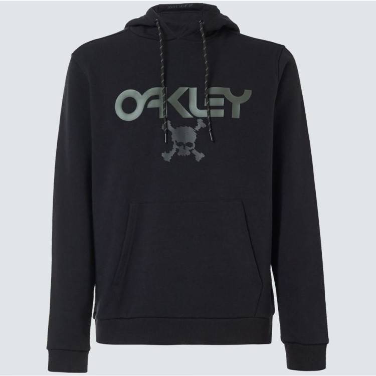 OAKLEY TC SKULL HOODIE  BLACKOUT MAN SWEATSHIRT SNOW  FOA400913-02E | OAKLEY