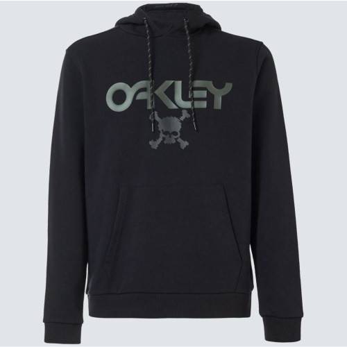 OAKLEY TC SKULL HOODIE  BLACKOUT MAN SWEATSHIRT SNOW  FOA400913-02E | OAKLEY