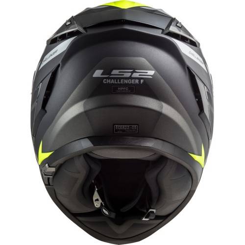 CASCO  FF327 CHALLENGER ALLERT GIALLO OPACO GRIGIO TITANIO | LS2