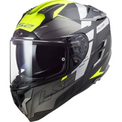 CASCO  FF327 CHALLENGER ALLERT GIALLO OPACO GRIGIO TITANIO | LS2