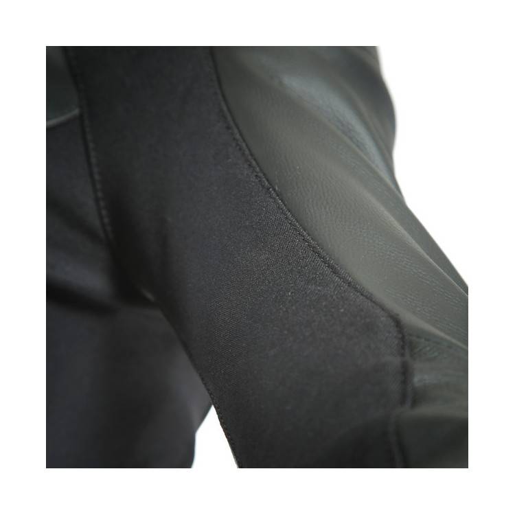 SPORT PRO LEATHER JACKET BLACK/WHITE (622) | DAINESE