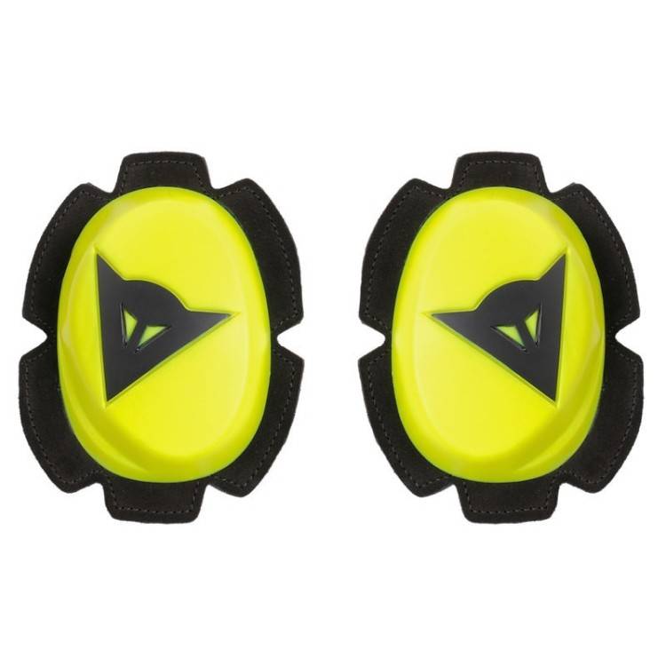 PISTA KNEE SLIDER-309-FLUO-YELLOW/BLACK DAINESE