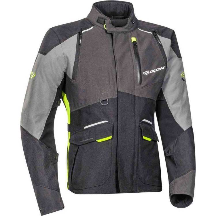 GIACCA TESSUTO BALDER UOMO NERO/GRIGIO/GIALLO VIVO | IXON