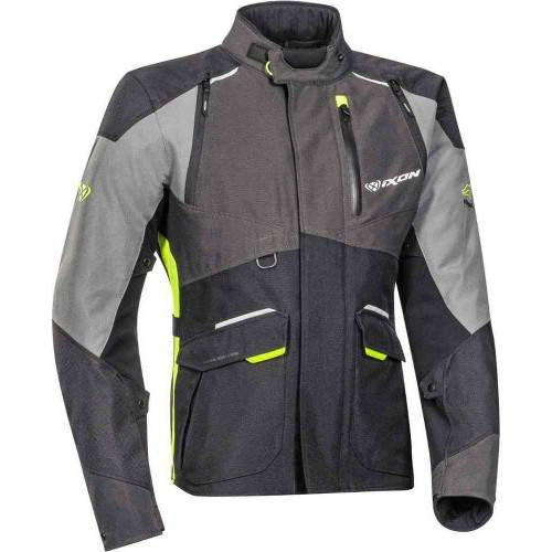 GIACCA TESSUTO BALDER UOMO NERO/GRIGIO/GIALLO VIVO | IXON