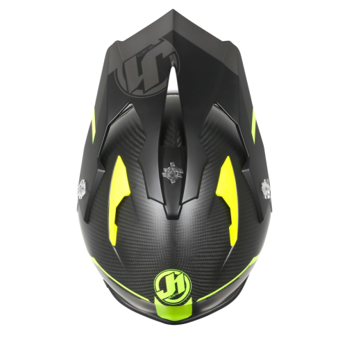 CASCO J14 LINE FLUO YELLOW CARBON LOOK | JUST1