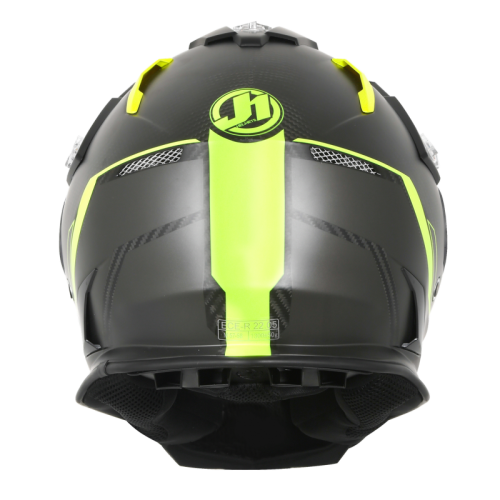 CASCO J14 LINE FLUO YELLOW CARBON LOOK | JUST1