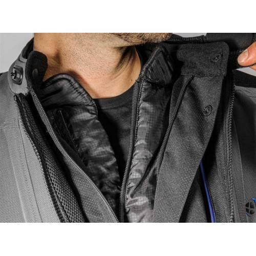 GIACCA RAGNAR TESSUTO UOMO NERO ANTRACITE | IXON