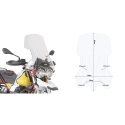 CUPOLINO MOTO GUZZI V85 TT D8203ST | GIVI