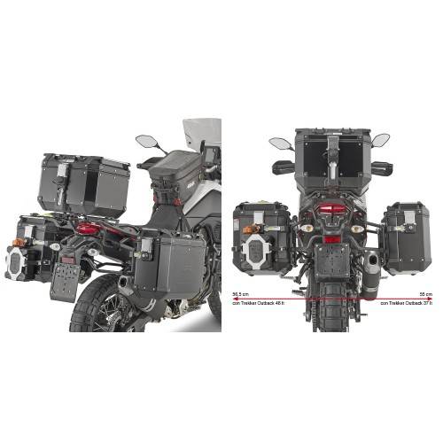 PORTAVALIGIE LATERALE YAMAHA TÈNÈRÈ 700 PLO2145CAM | GIVI