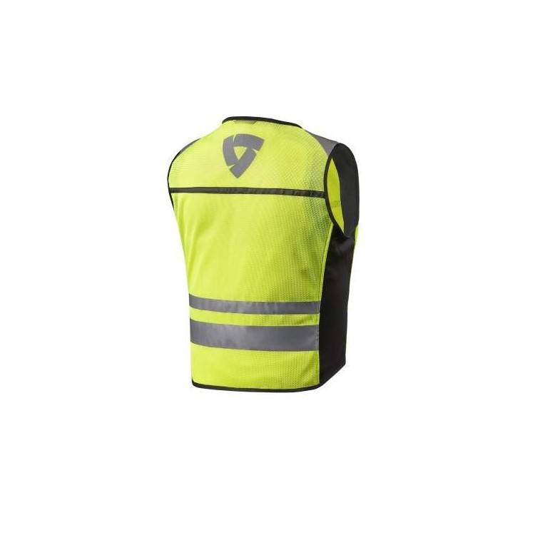 rev'it atos air 2 neon giallo gilet alta visibilità