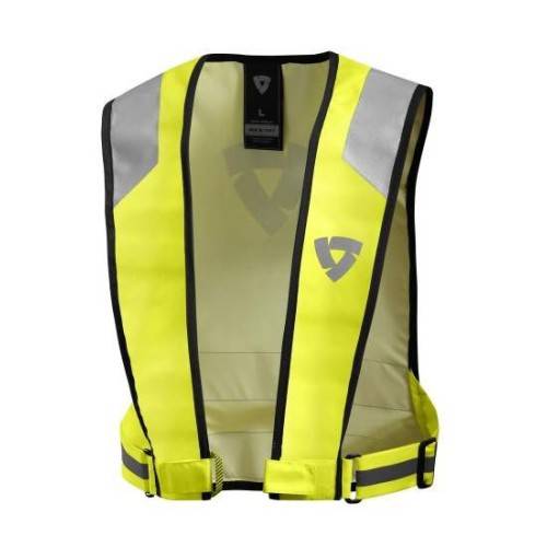 rev'it hv connector neon giallo gilet alta visibilità