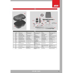 CHIAVE SERRATURA VALIGIE Z156 | GIVI