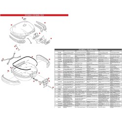 SISTEMA CHIUSURA COPERCHIO E55 Z677R | GIVI