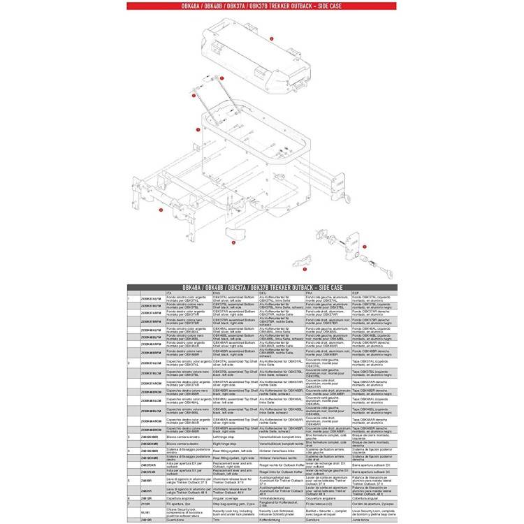 GUARNIZIONE OUTBACK Z4912R | GIVI