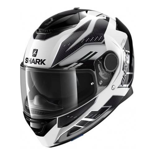 CASCO SPARTAN 1.2 ANTHEON WHITE SILVER BLACK | SHARK