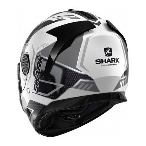 CASCO SPARTAN 1.2 ANTHEON WHITE SILVER BLACK | SHARK