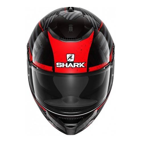 CASCO SPARTAN 1.2 KOBRAK BLACK RED RED | SHARK