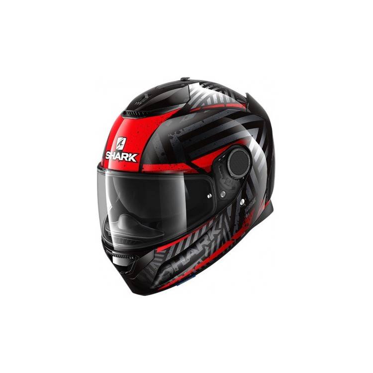 CASCO SPARTAN 1.2 KOBRAK BLACK RED RED | SHARK