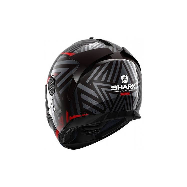 CASCO SPARTAN 1.2 KOBRAK BLACK RED RED | SHARK