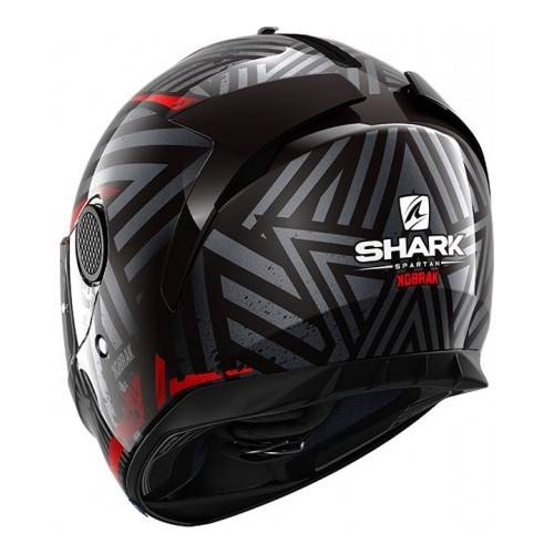 CASCO SPARTAN 1.2 KOBRAK BLACK RED RED | SHARK