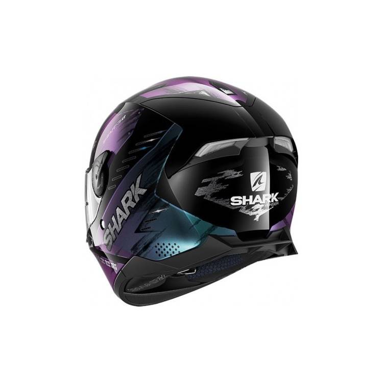 CASCO SKWAL 2 VENGER BLACK GLITTER BLACK | SHARK