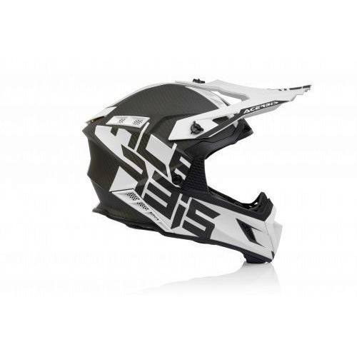 CASCO IMPACT STEEL CARBON BIANCO/NERO | ACERBIS