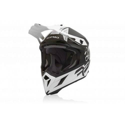 CASCO IMPACT STEEL CARBON BIANCO/NERO | ACERBIS