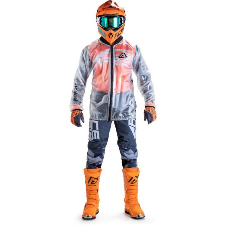 GIACCA RAIN PRO TRASPARENTE 3.0 TRASPAR / NEUTRO | ACERBIS