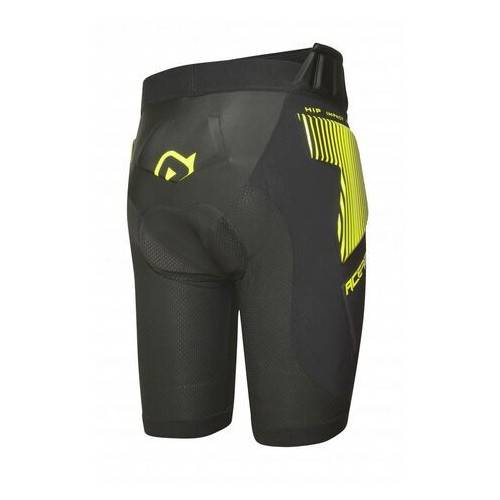 PANTALONCINI RUSH NERO/GIALLO | ACERBIS
