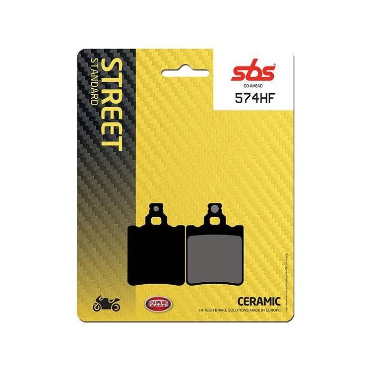 6565740 PASTIGLIE FRENO SBS 574HF | SGR