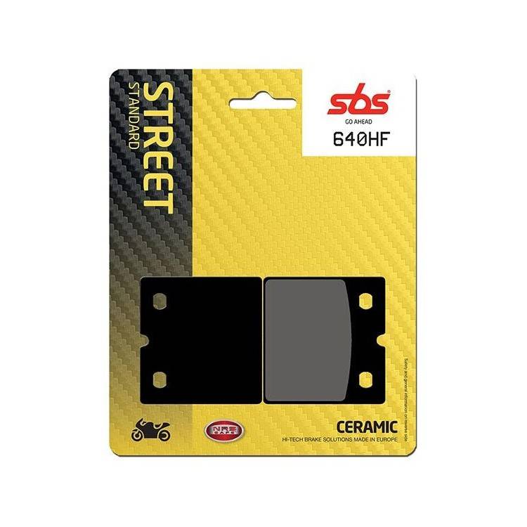 6566400 PASTIGLIE FRENO SBS 640HF | SGR