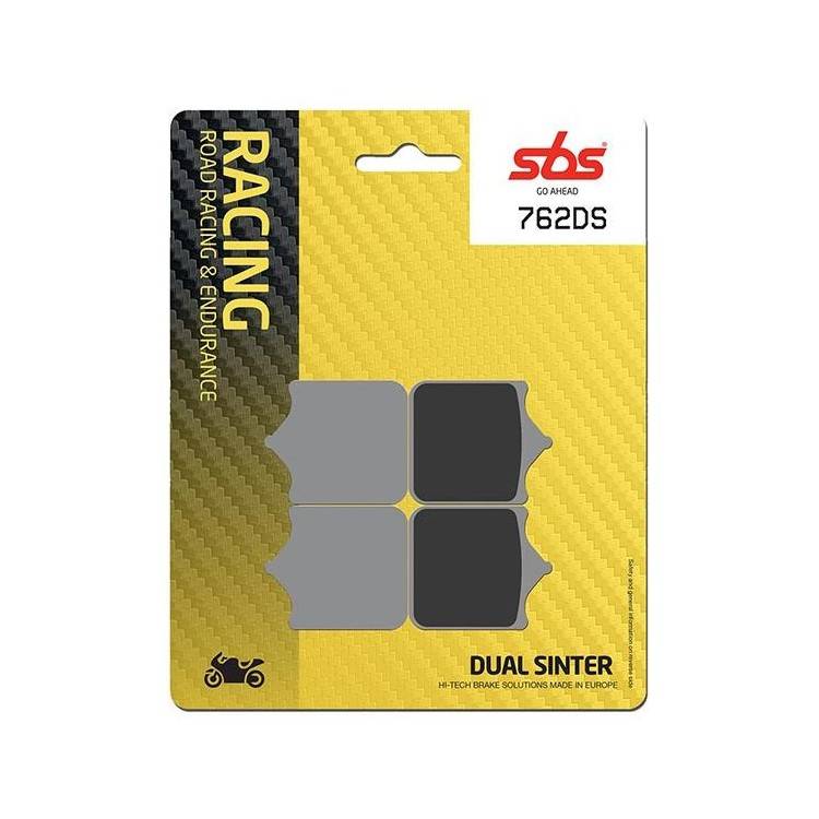 65676201 SET 4 PASTIGLIE FRENO ANTERIORE RACING SBS 762DS-1 | SGR