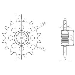 540051815 PIGNONE P520 - Z15 (DIS.00518) | SGR