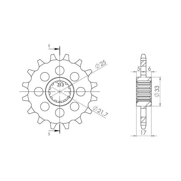 540051815 PIGNONE P520 - Z15 (DIS.00518) | SGR